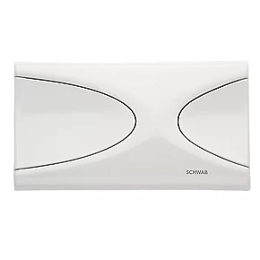 Fluidmaster Schwab Targa 227605 Dual-Flush Flushing Plate White 3 Fluidmaster Schwab Targa 227605 Dual-Flush Flushing Plate White