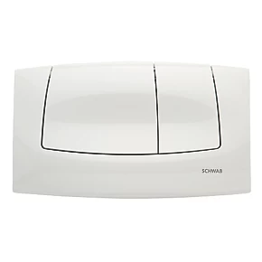 Fluidmaster Schwab Onda 227693 Dual-Flush Flushing Plate White 3 Fluidmaster Schwab Onda 227693 Dual-Flush Flushing Plate White