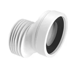 McAlpine WC-CON4A 40mm Offset WC Pan Connector White 110mm