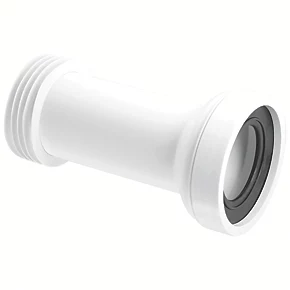 McAlpine WC-CON2 Rigid WC Connector White 97-107mm 3 McAlpine WC-CON2 Rigid WC Connector White 97-107mm