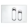 Fluidmaster Schwab Dura 634694 Dual-Flush Flushing Plate Gloss Chrome -Pipe Shop 2213X P