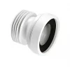 McAlpine WC-CON1 Straight Rigid WC Pan Connector White 110mm 2 McAlpine WC-CON1 Straight Rigid WC Pan Connector White 110mm -Pipe Shop 2866P P