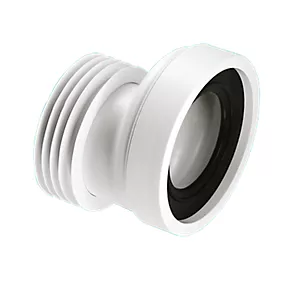 McAlpine WC-CON4 20mm Offset WC Pan Connector White 110mm 3 McAlpine WC-CON4 20mm Offset WC Pan Connector White 110mm