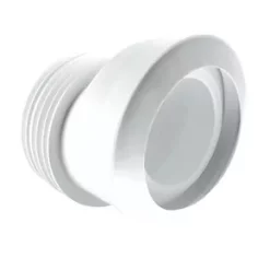McAlpine MACFIT MAC-4 WC 20mm Offset Pan Connector White 90-112mm