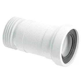 McAlpine WC-F23R Flexible WC Pan Connector White 97-107mm 2 McAlpine WC-F23R Flexible WC Pan Connector White 97-107mm