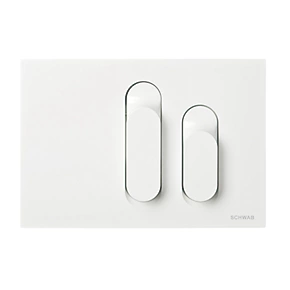 Fluidmaster Schwab Dura 634684 Dual-Flush Flushing Plate White 3 Fluidmaster Schwab Dura 634684 Dual-Flush Flushing Plate White