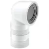 McAlpine WC-CON8F18 90° Back to Wall Flexible WC Connector White 97-107mm 1 McAlpine WC-CON8F18 90° Back to Wall Flexible WC Connector White 97-107mm -Pipe Shop 564JG P