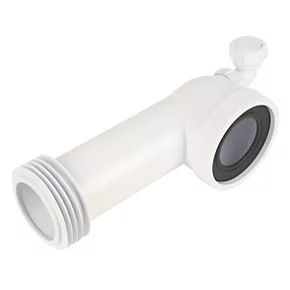 McAlpine WC-CON8V 90° Pan Connector with Vent White 110mm 3 McAlpine WC-CON8V 90° Pan Connector with Vent White 110mm