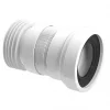 McAlpine WC-F18R Flexible WC Pan Connector White 110mm 2 McAlpine WC-F18R Flexible WC Pan Connector White 110mm -Pipe Shop 6458P P