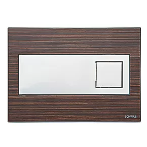 Fluidmaster Schwab Caro 12400 Dual-Flush Flushing Plate Wood Effect Wenge 3 Fluidmaster Schwab Caro 12400 Dual-Flush Flushing Plate Wood Effect Wenge