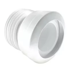 McAlpine MACFIT MAC-1 WC Straight Pan Connector White 90-112mm