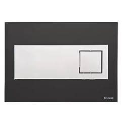 Fluidmaster Schwab Caro 384645 Dual-Flush Flushing Plate Black