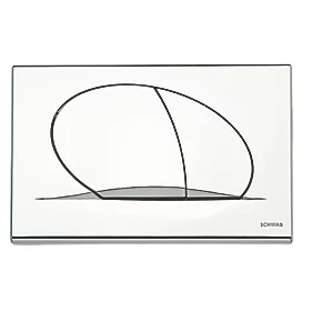 Fluidmaster Schwab Ovate Duo 257422 Dual-Flush Flushing Plate Gloss Chrome 3 Fluidmaster Schwab Ovate Duo 257422 Dual-Flush Flushing Plate Gloss Chrome