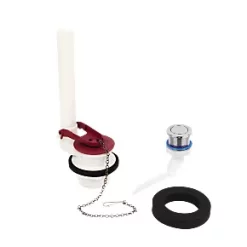 Fluidmaster Toilet Flush Valve & Top Button Kit